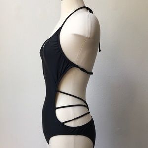 Venus Black one piece bathing suit size 8